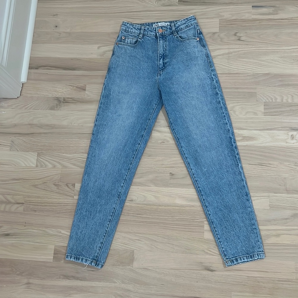 Zara 2 high rise ankle jean